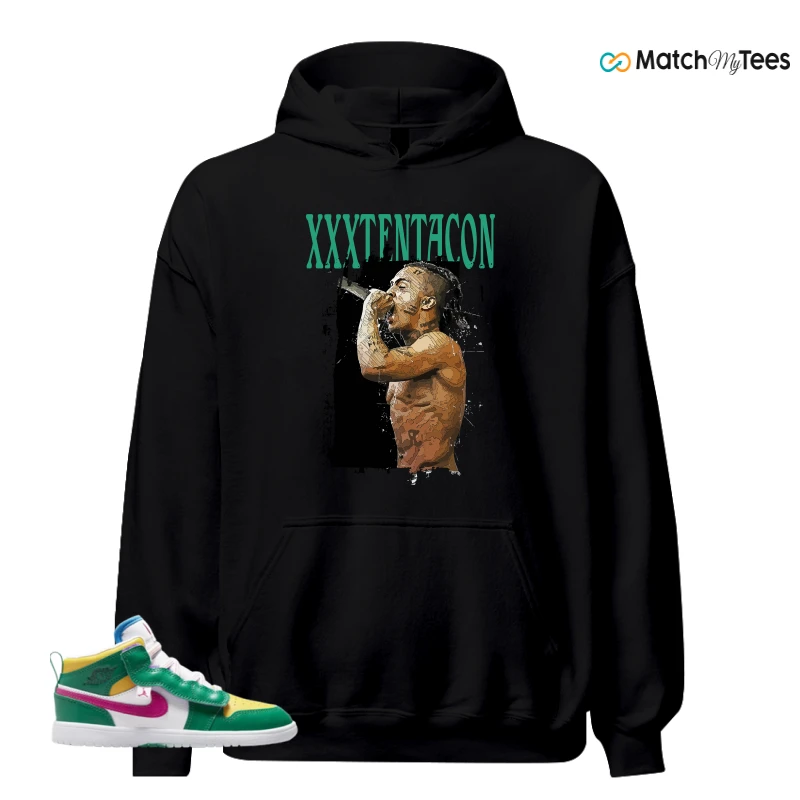 NIKE AIR JORDAN 1 MID ALT MALACHITE WHITE UNIVERSITY GOLD ACTIVE PINK (PS) SNEAKER Matching Tees hoodie