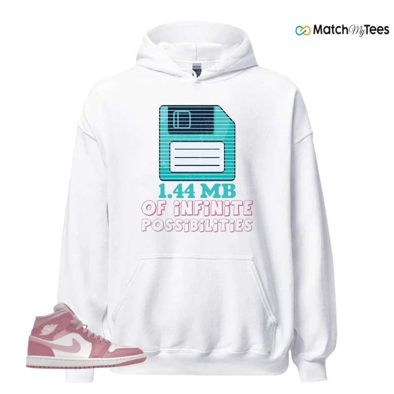 NIKE AIR JORDAN 1 MID ELEMENTAL PINK ICED CARMINE (WOMEN'S) SNEAKER Matching Tees hoodie