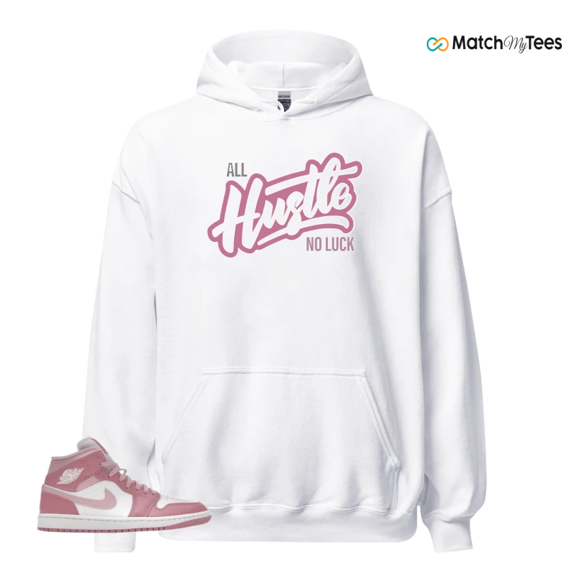 NIKE AIR JORDAN 1 MID ELEMENTAL PINK ICED CARMINE (WOMEN'S) SNEAKER Matching Tees hoodie