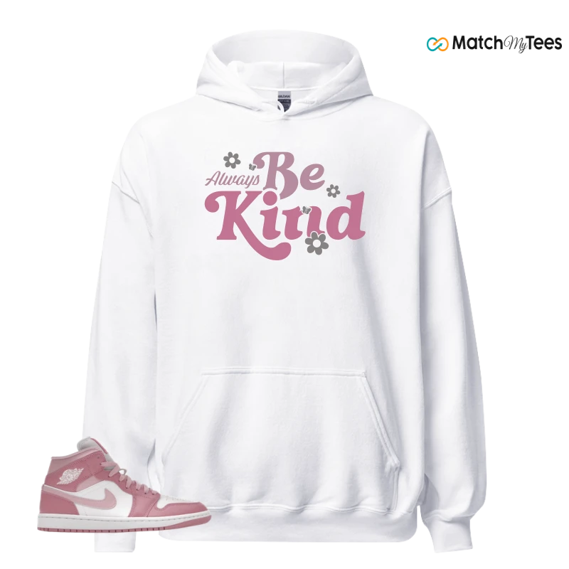 NIKE AIR JORDAN 1 MID ELEMENTAL PINK ICED CARMINE (WOMEN'S) SNEAKER Matching Tees hoodie