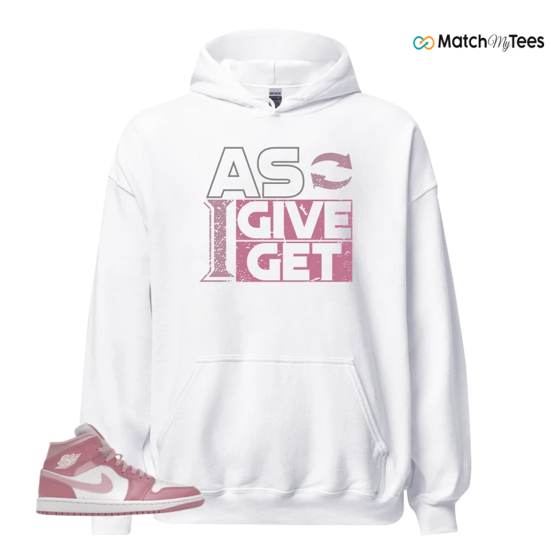 NIKE AIR JORDAN 1 MID ELEMENTAL PINK ICED CARMINE (WOMEN'S) SNEAKER Matching Tees hoodie