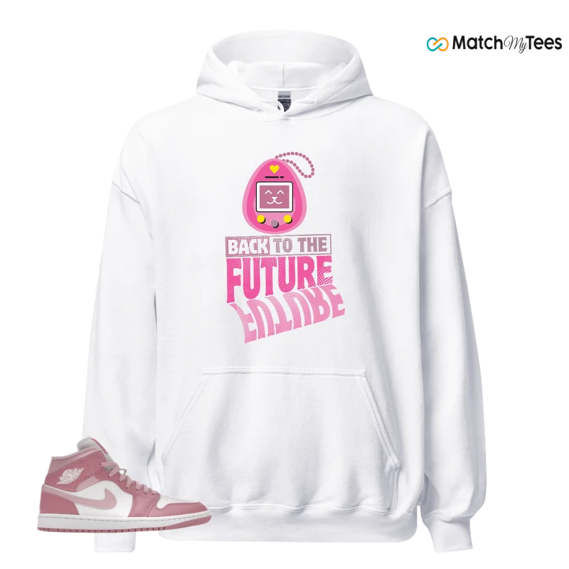 NIKE AIR JORDAN 1 MID ELEMENTAL PINK ICED CARMINE (WOMEN'S) SNEAKER Matching Tees hoodie