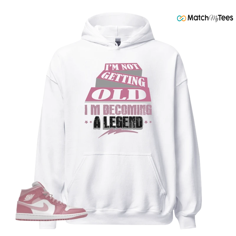 NIKE AIR JORDAN 1 MID ELEMENTAL PINK ICED CARMINE (WOMEN'S) SNEAKER Matching Tees hoodie