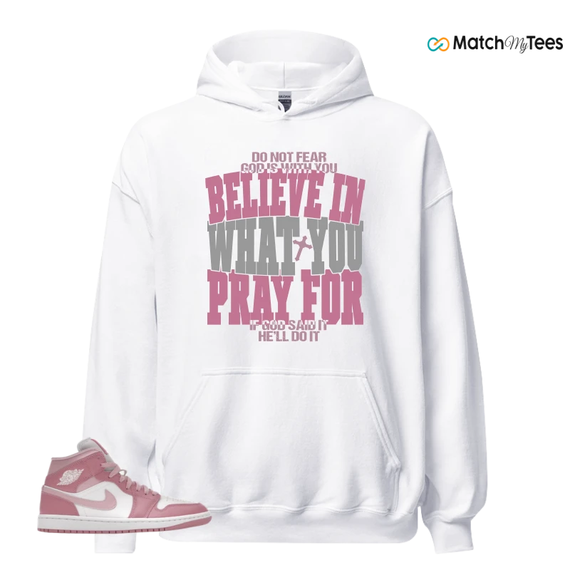 NIKE AIR JORDAN 1 MID ELEMENTAL PINK ICED CARMINE (WOMEN'S) SNEAKER Matching Tees hoodie
