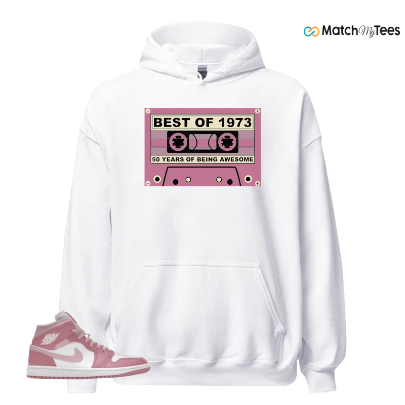 NIKE AIR JORDAN 1 MID ELEMENTAL PINK ICED CARMINE (WOMEN'S) SNEAKER Matching Tees hoodie