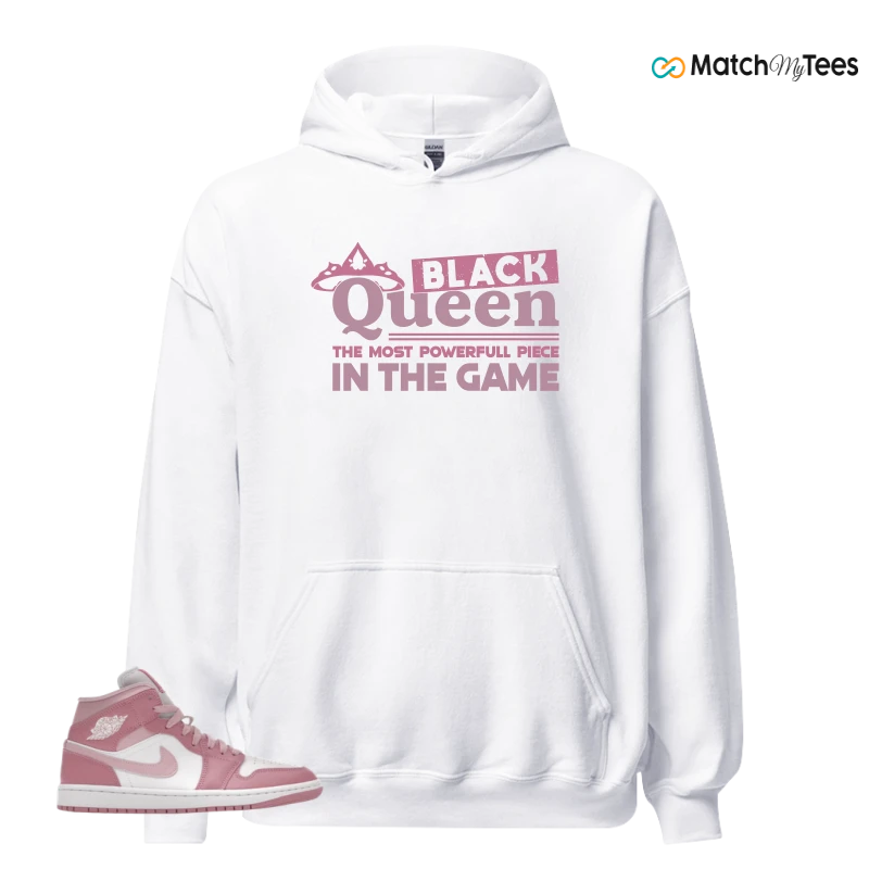 NIKE AIR JORDAN 1 MID ELEMENTAL PINK ICED CARMINE (WOMEN'S) SNEAKER Matching Tees hoodie