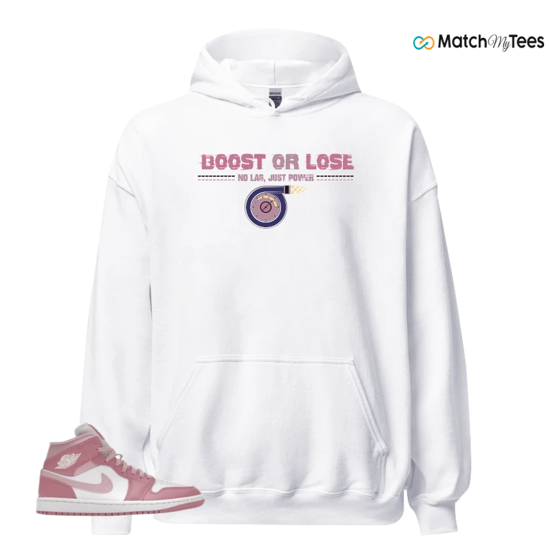NIKE AIR JORDAN 1 MID ELEMENTAL PINK ICED CARMINE (WOMEN'S) SNEAKER Matching Tees hoodie