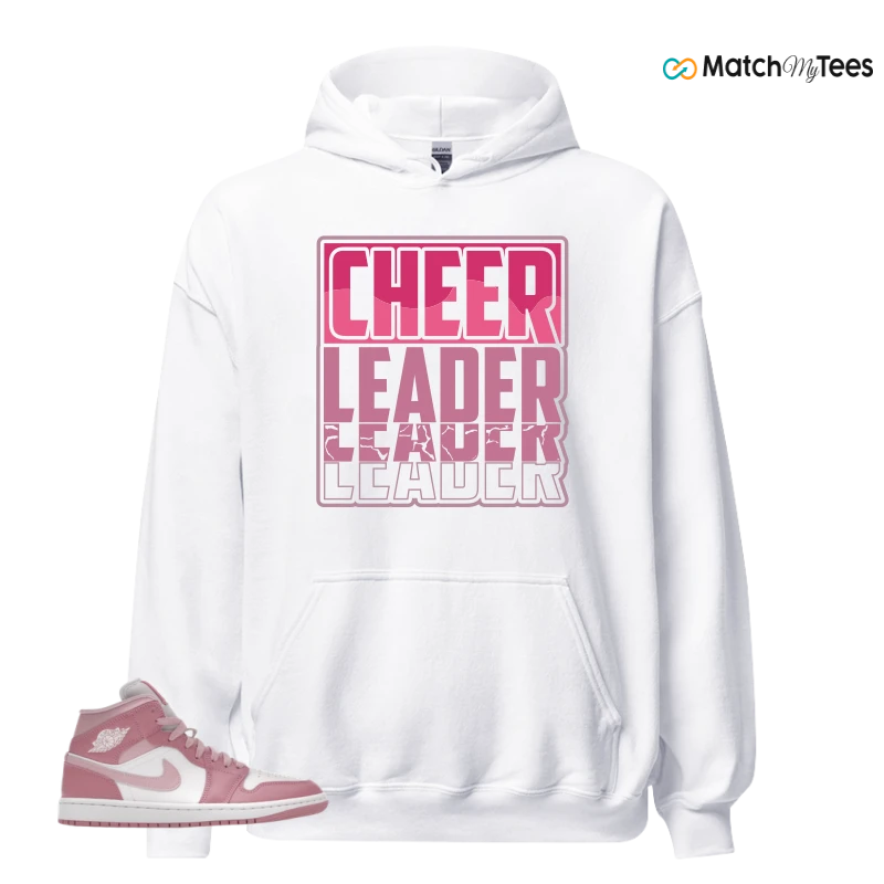 NIKE AIR JORDAN 1 MID ELEMENTAL PINK ICED CARMINE (WOMEN'S) SNEAKER Matching Tees hoodie