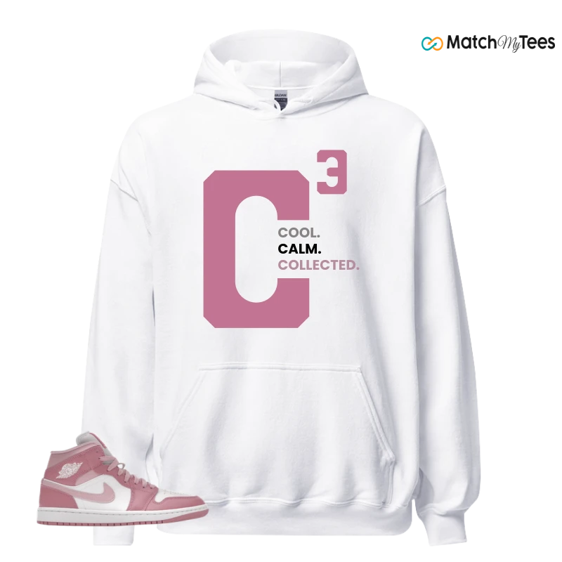 NIKE AIR JORDAN 1 MID ELEMENTAL PINK ICED CARMINE (WOMEN'S) SNEAKER Matching Tees hoodie