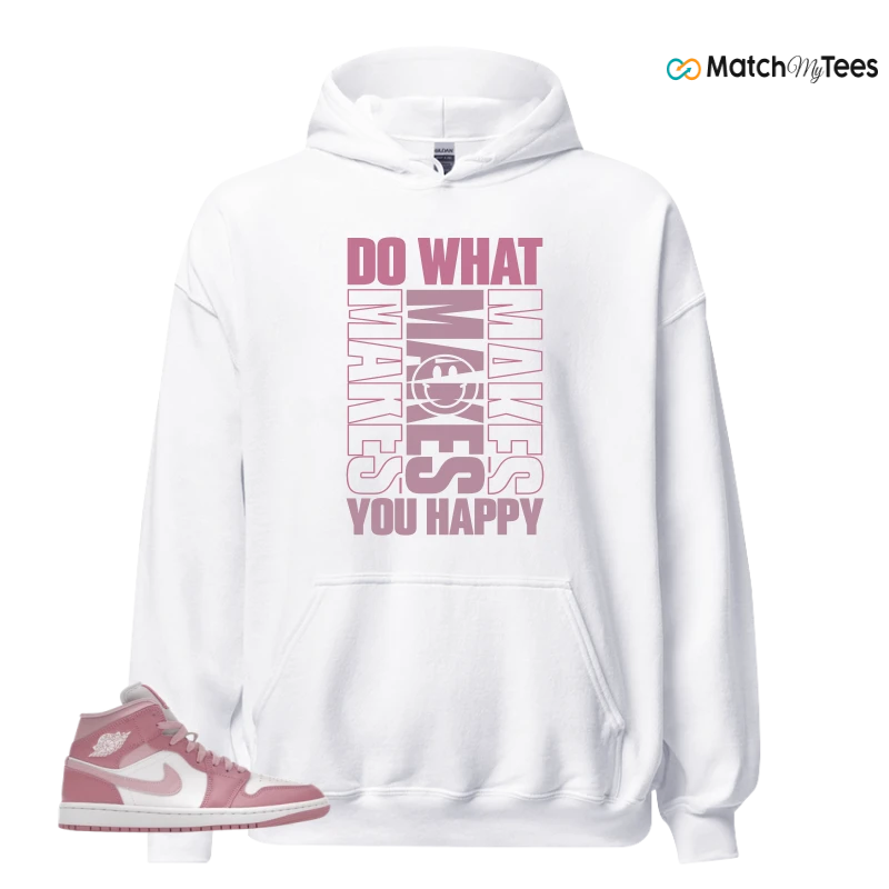 NIKE AIR JORDAN 1 MID ELEMENTAL PINK ICED CARMINE (WOMEN'S) SNEAKER Matching Tees hoodie