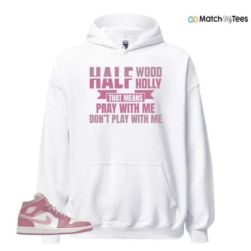 NIKE AIR JORDAN 1 MID ELEMENTAL PINK ICED CARMINE (WOMEN'S) SNEAKER Matching Tees hoodie