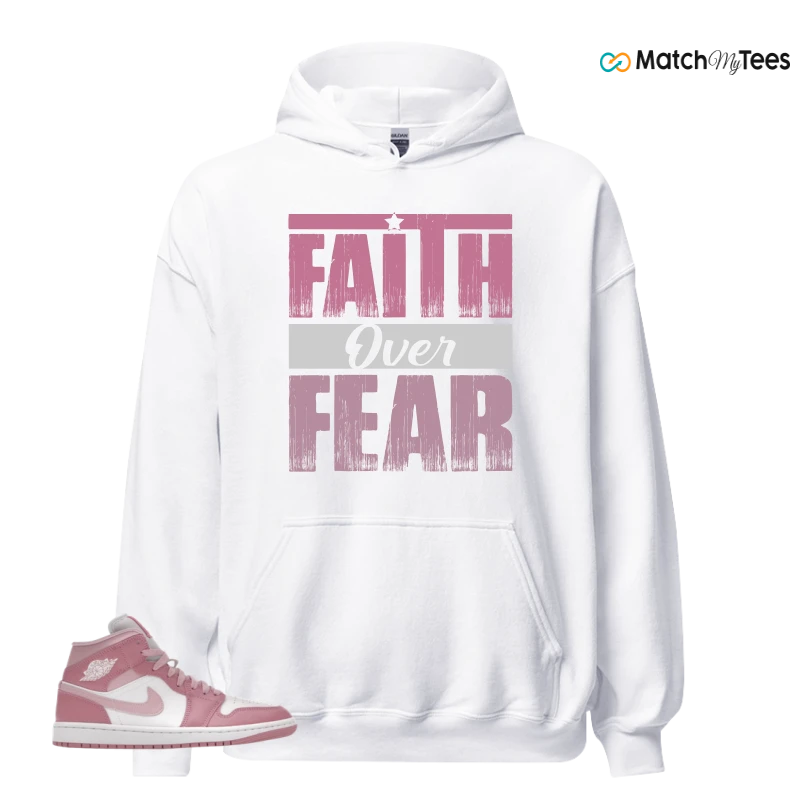 NIKE AIR JORDAN 1 MID ELEMENTAL PINK ICED CARMINE (WOMEN'S) SNEAKER Matching Tees hoodie