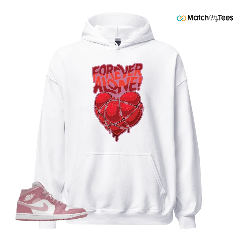 NIKE AIR JORDAN 1 MID ELEMENTAL PINK ICED CARMINE (WOMEN'S) SNEAKER Matching Tees hoodie