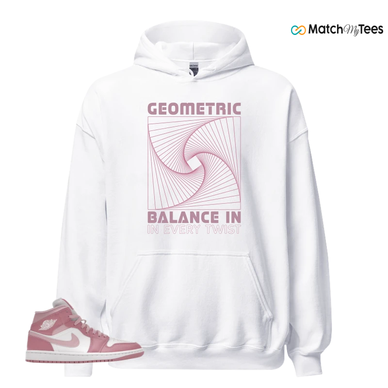 NIKE AIR JORDAN 1 MID ELEMENTAL PINK ICED CARMINE (WOMEN'S) SNEAKER Matching Tees hoodie