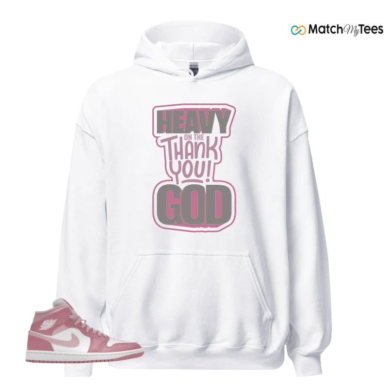 NIKE AIR JORDAN 1 MID ELEMENTAL PINK ICED CARMINE (WOMEN'S) SNEAKER Matching Tees hoodie
