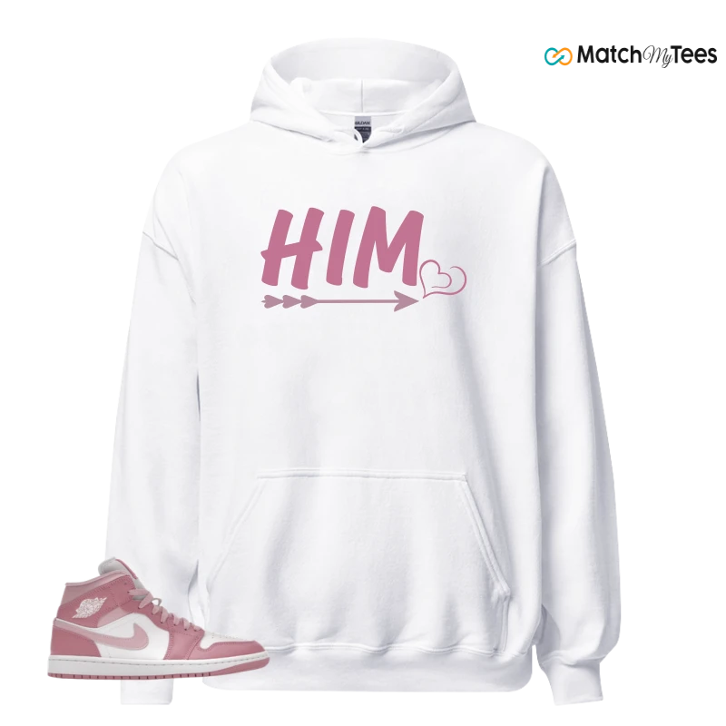 NIKE AIR JORDAN 1 MID ELEMENTAL PINK ICED CARMINE (WOMEN'S) SNEAKER Matching Tees hoodie