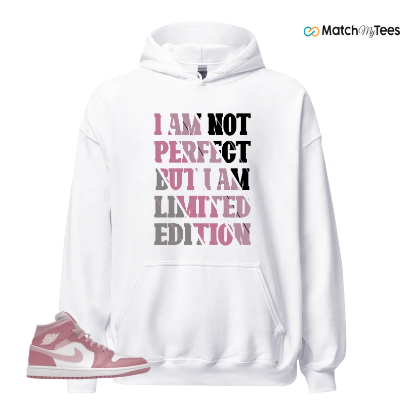 NIKE AIR JORDAN 1 MID ELEMENTAL PINK ICED CARMINE (WOMEN'S) SNEAKER Matching Tees hoodie