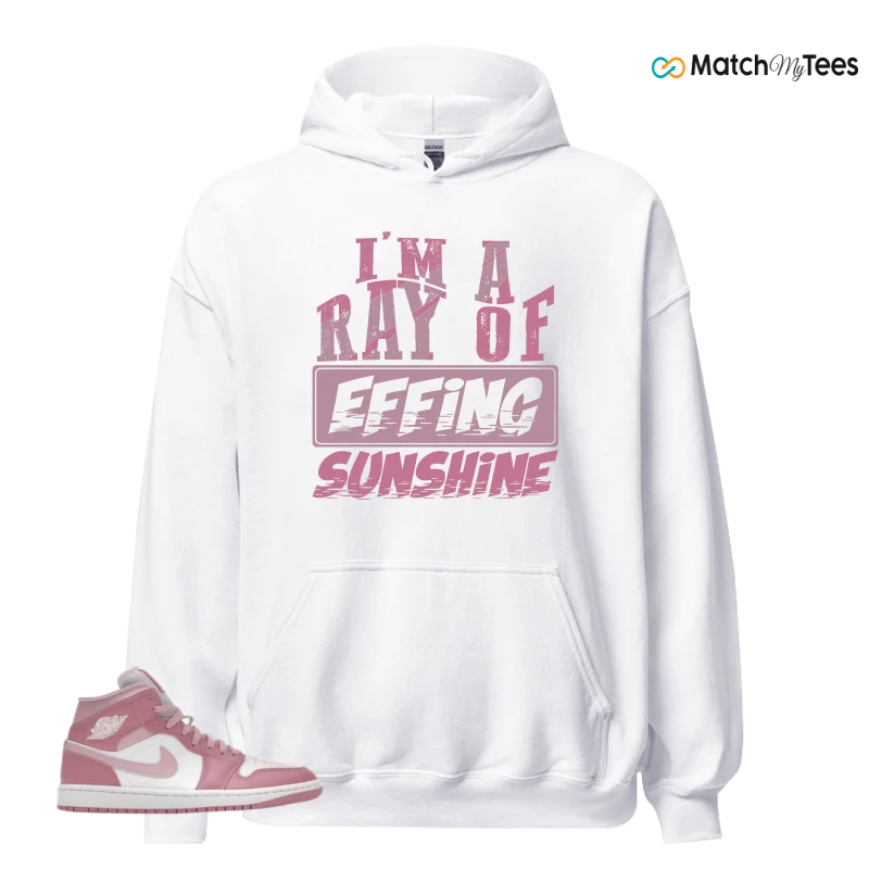 NIKE AIR JORDAN 1 MID ELEMENTAL PINK ICED CARMINE (WOMEN'S) SNEAKER Matching Tees hoodie
