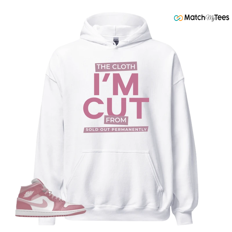 NIKE AIR JORDAN 1 MID ELEMENTAL PINK ICED CARMINE (WOMEN'S) SNEAKER Matching Tees hoodie