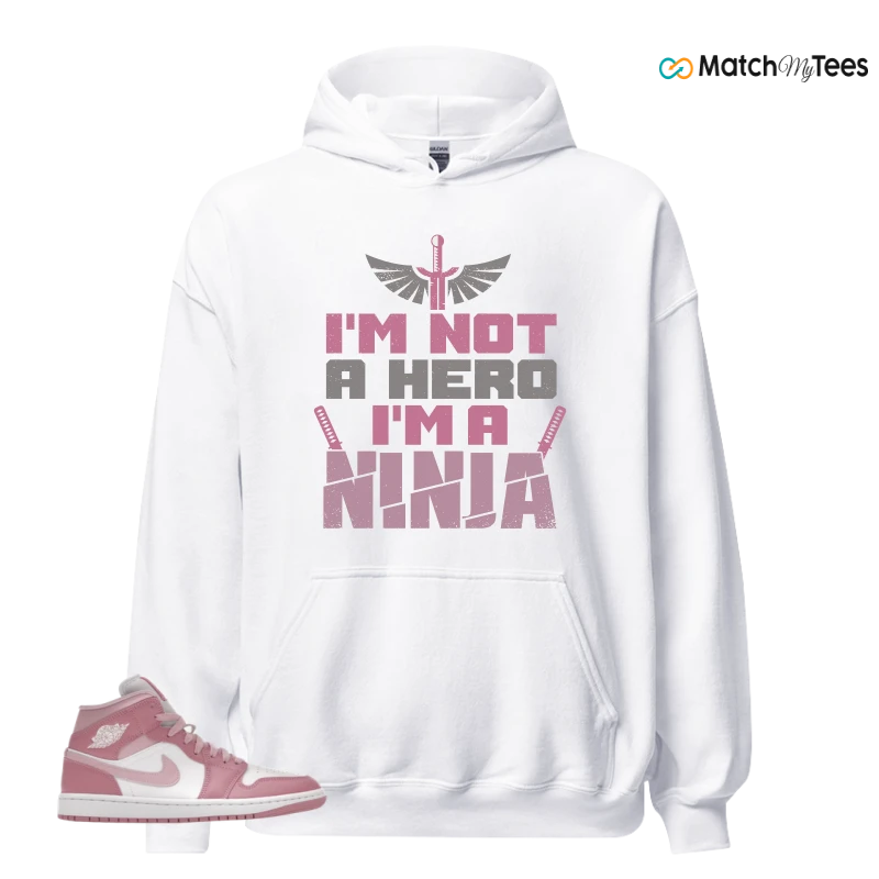 NIKE AIR JORDAN 1 MID ELEMENTAL PINK ICED CARMINE (WOMEN'S) SNEAKER Matching Tees hoodie