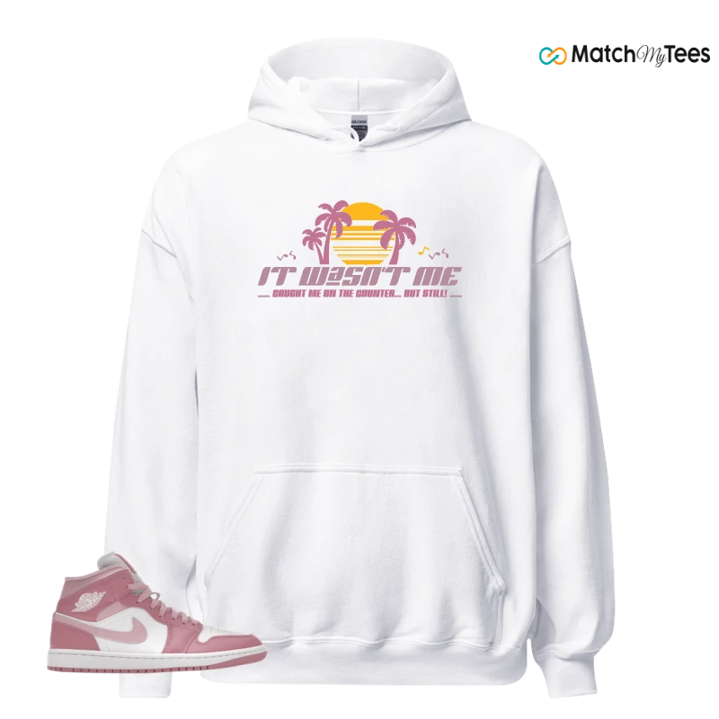 NIKE AIR JORDAN 1 MID ELEMENTAL PINK ICED CARMINE (WOMEN'S) SNEAKER Matching Tees hoodie