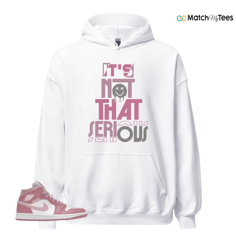 NIKE AIR JORDAN 1 MID ELEMENTAL PINK ICED CARMINE (WOMEN'S) SNEAKER Matching Tees hoodie