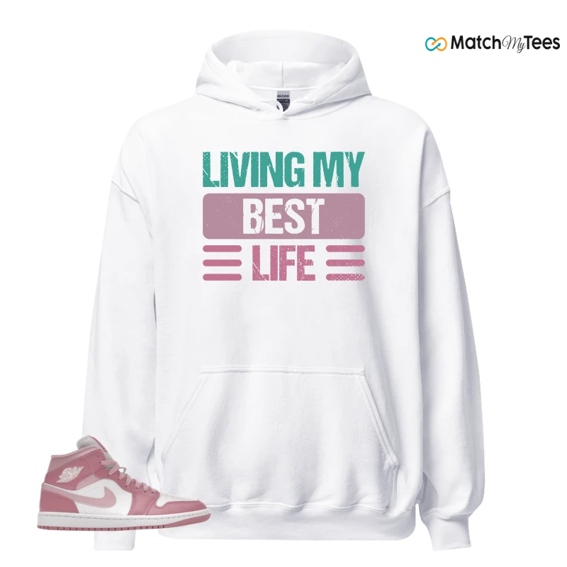 NIKE AIR JORDAN 1 MID ELEMENTAL PINK ICED CARMINE (WOMEN'S) SNEAKER Matching Tees hoodie