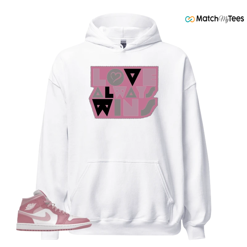 NIKE AIR JORDAN 1 MID ELEMENTAL PINK ICED CARMINE (WOMEN'S) SNEAKER Matching Tees hoodie