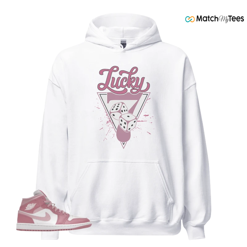 NIKE AIR JORDAN 1 MID ELEMENTAL PINK ICED CARMINE (WOMEN'S) SNEAKER Matching Tees hoodie