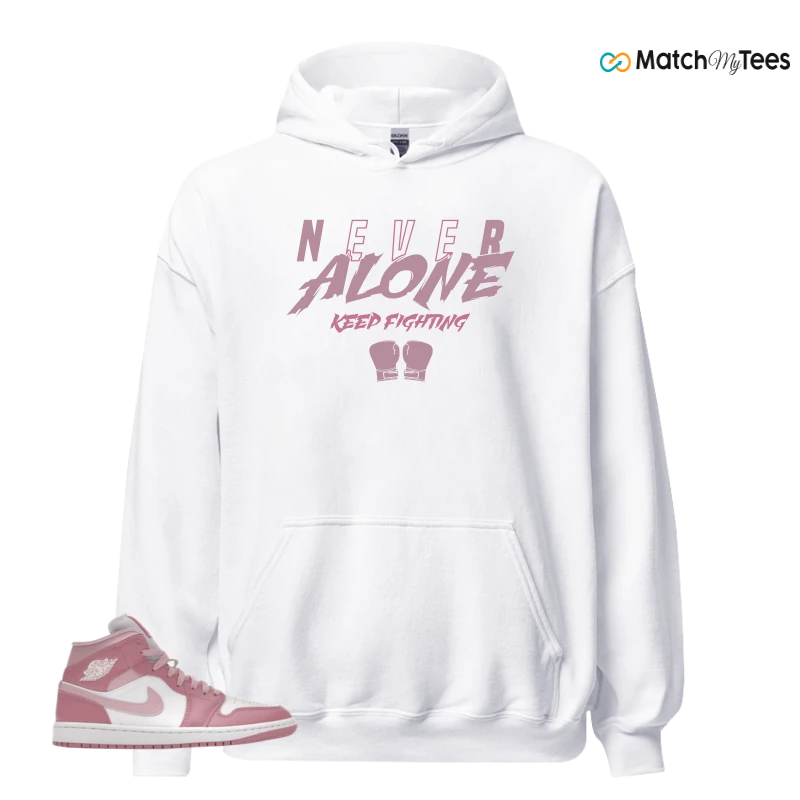 NIKE AIR JORDAN 1 MID ELEMENTAL PINK ICED CARMINE (WOMEN'S) SNEAKER Matching Tees hoodie
