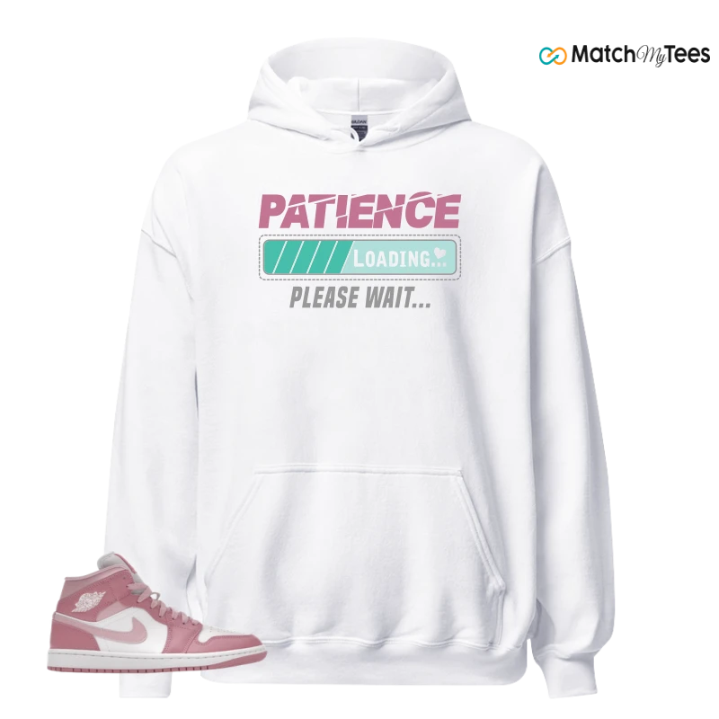 NIKE AIR JORDAN 1 MID ELEMENTAL PINK ICED CARMINE (WOMEN'S) SNEAKER Matching Tees hoodie