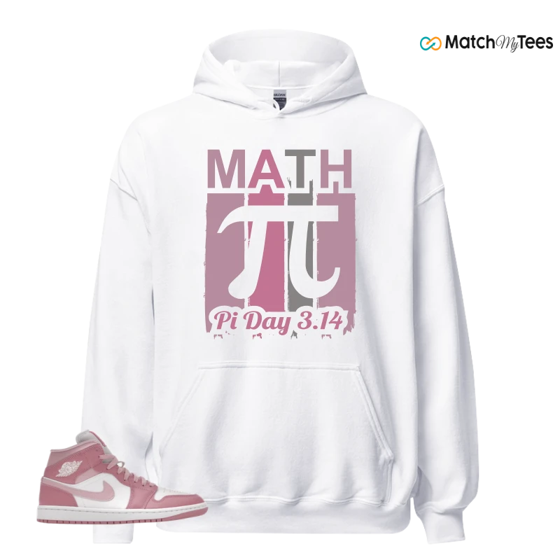 NIKE AIR JORDAN 1 MID ELEMENTAL PINK ICED CARMINE (WOMEN'S) SNEAKER Matching Tees hoodie