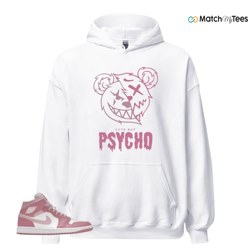 NIKE AIR JORDAN 1 MID ELEMENTAL PINK ICED CARMINE (WOMEN'S) SNEAKER Matching Tees hoodie