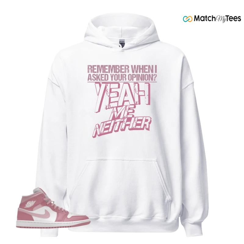 NIKE AIR JORDAN 1 MID ELEMENTAL PINK ICED CARMINE (WOMEN'S) SNEAKER Matching Tees hoodie