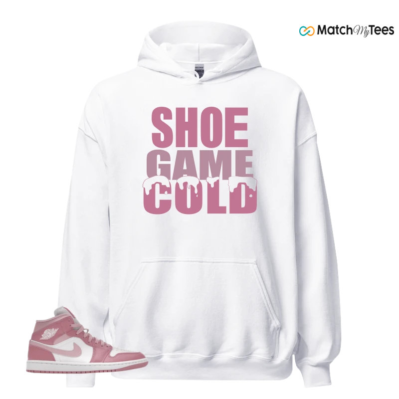 NIKE AIR JORDAN 1 MID ELEMENTAL PINK ICED CARMINE (WOMEN'S) SNEAKER Matching Tees hoodie