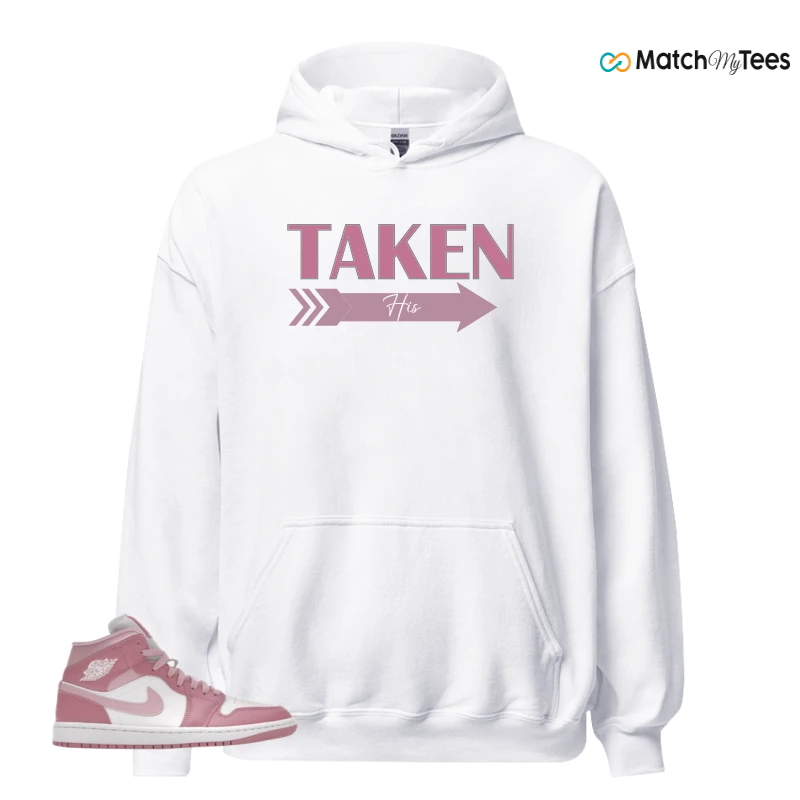 NIKE AIR JORDAN 1 MID ELEMENTAL PINK ICED CARMINE (WOMEN'S) SNEAKER Matching Tees hoodie
