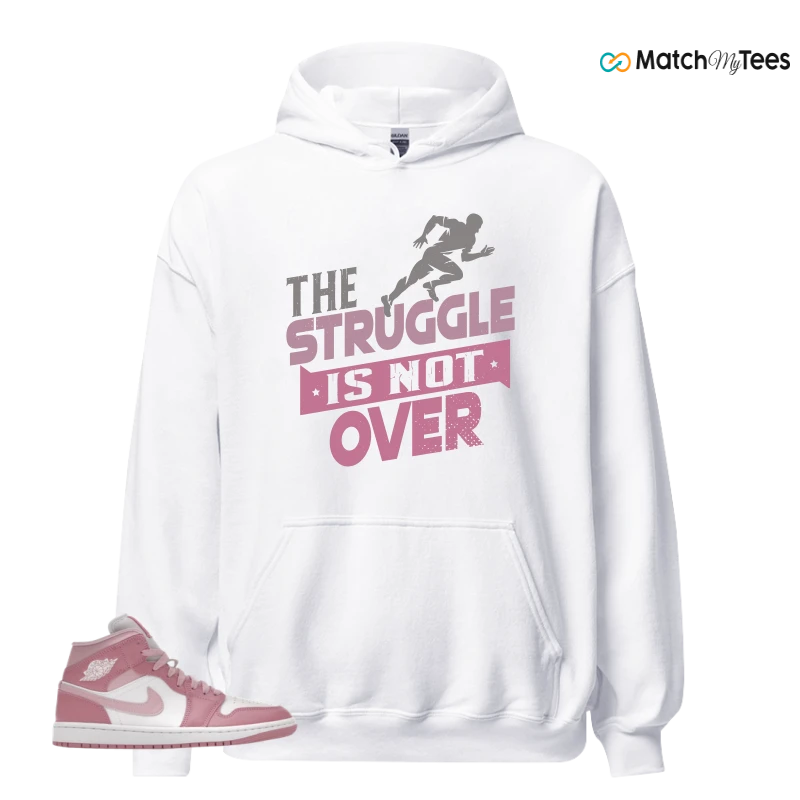 NIKE AIR JORDAN 1 MID ELEMENTAL PINK ICED CARMINE (WOMEN'S) SNEAKER Matching Tees hoodie