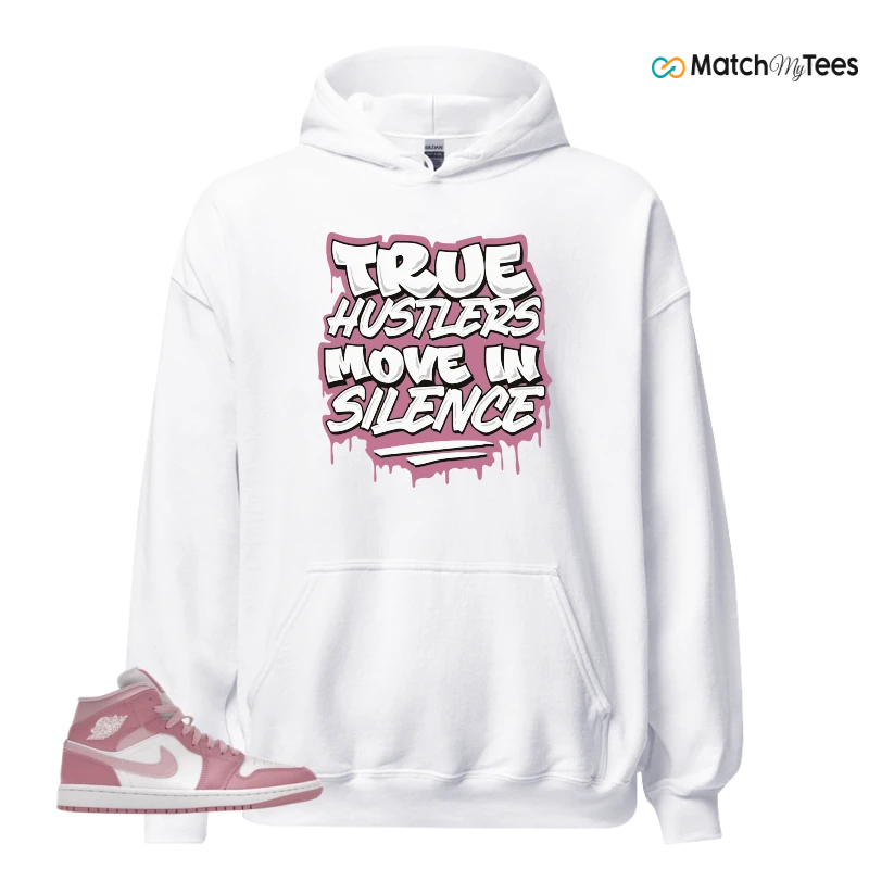 NIKE AIR JORDAN 1 MID ELEMENTAL PINK ICED CARMINE (WOMEN'S) SNEAKER Matching Tees hoodie