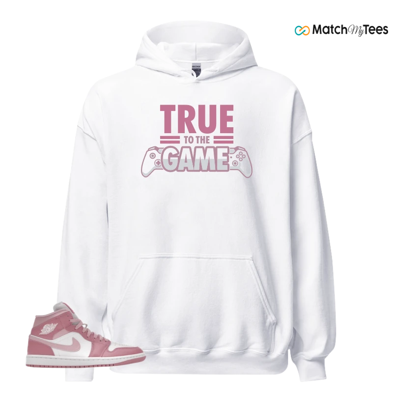 NIKE AIR JORDAN 1 MID ELEMENTAL PINK ICED CARMINE (WOMEN'S) SNEAKER Matching Tees hoodie