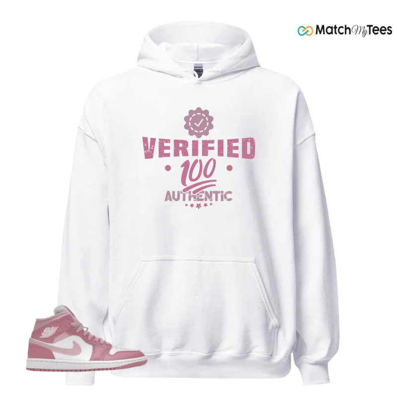 NIKE AIR JORDAN 1 MID ELEMENTAL PINK ICED CARMINE (WOMEN'S) SNEAKER Matching Tees hoodie