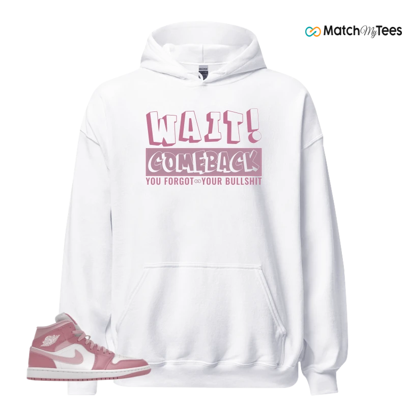 NIKE AIR JORDAN 1 MID ELEMENTAL PINK ICED CARMINE (WOMEN'S) SNEAKER Matching Tees hoodie