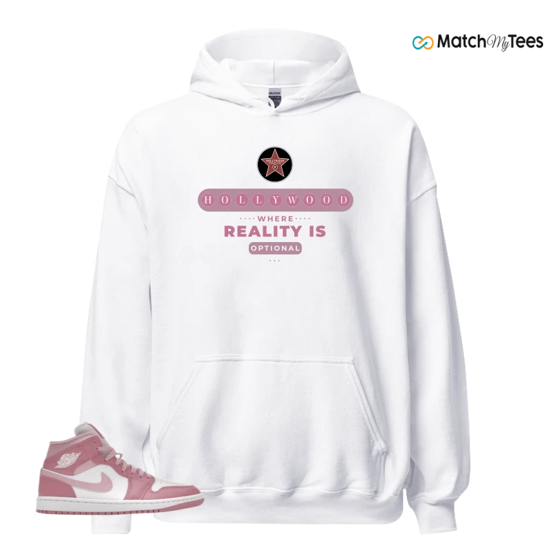 NIKE AIR JORDAN 1 MID ELEMENTAL PINK ICED CARMINE (WOMEN'S) SNEAKER Matching Tees hoodie