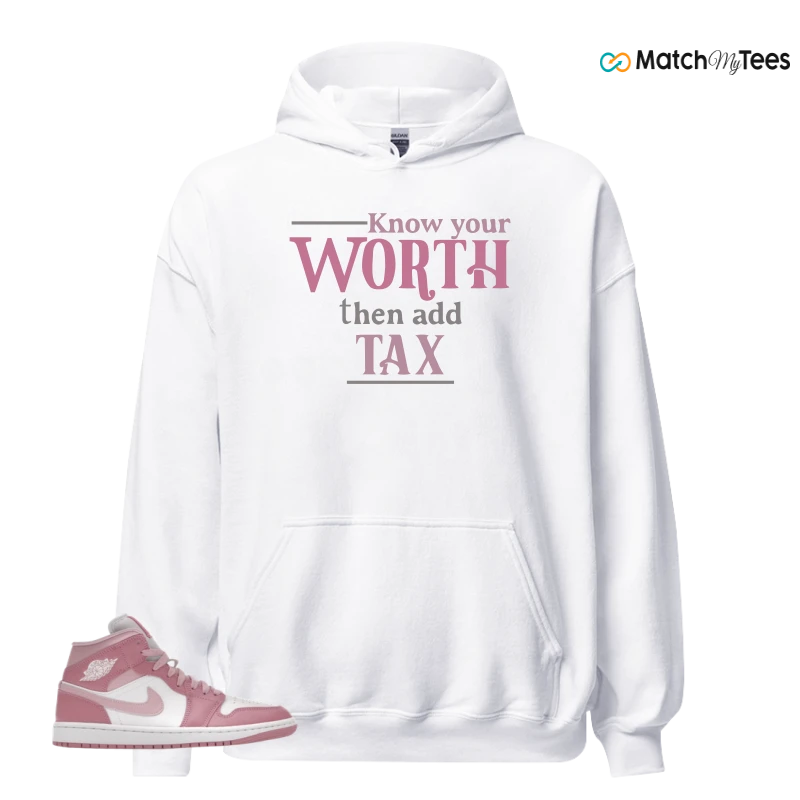 NIKE AIR JORDAN 1 MID ELEMENTAL PINK ICED CARMINE (WOMEN'S) SNEAKER Matching Tees hoodie