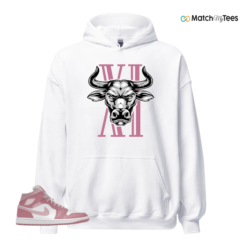 NIKE AIR JORDAN 1 MID ELEMENTAL PINK ICED CARMINE (WOMEN'S) SNEAKER Matching Tees hoodie