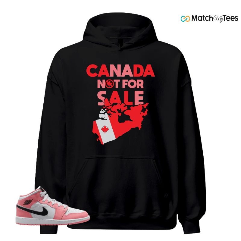 NIKE AIR JORDAN 1 MID GS PINK GAZE WHITE SNEAKER Matching Tees hoodie