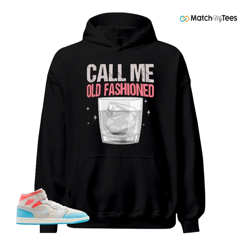 NIKE AIR JORDAN 1 MID SAIL HOT LAVA BLUE CHILL SNEAKER Matching Tees hoodie