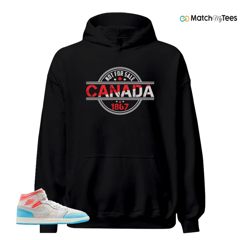 NIKE AIR JORDAN 1 MID SAIL HOT LAVA BLUE CHILL SNEAKER Matching Tees hoodie