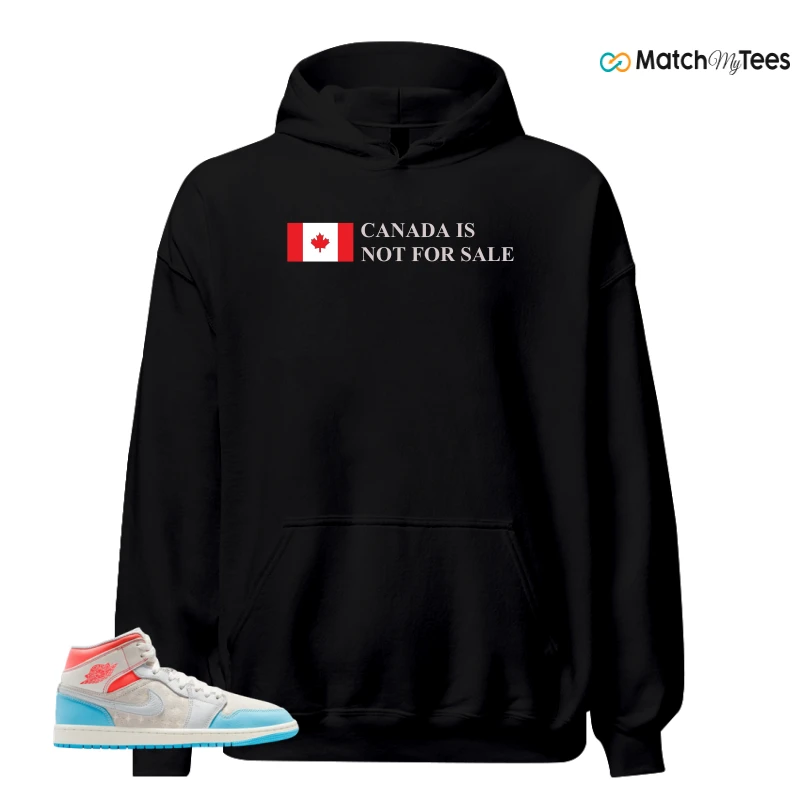 NIKE AIR JORDAN 1 MID SAIL HOT LAVA BLUE CHILL SNEAKER Matching Tees hoodie