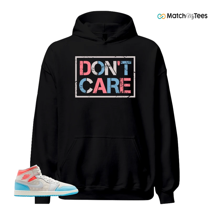 NIKE AIR JORDAN 1 MID SAIL HOT LAVA BLUE CHILL SNEAKER Matching Tees hoodie