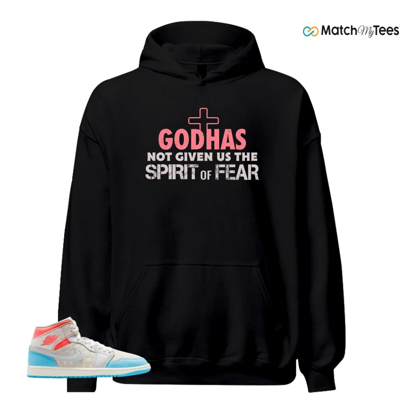 NIKE AIR JORDAN 1 MID SAIL HOT LAVA BLUE CHILL SNEAKER Matching Tees hoodie